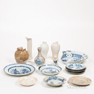 Sixteen Shipwreck Ceramics