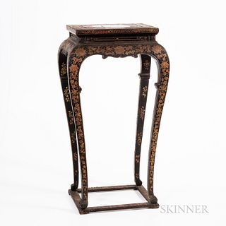 Gilt-decorated Lacquer Stand