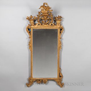 Rococo Gilt-gesso Mirror