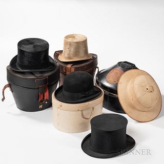 Group of Hats with Boxed Examples