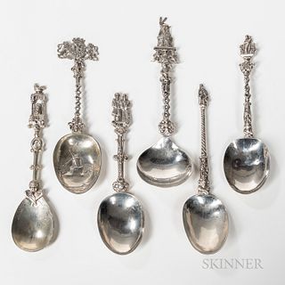 Group of Silver Spoons