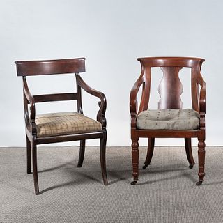Two Classical Armchairs