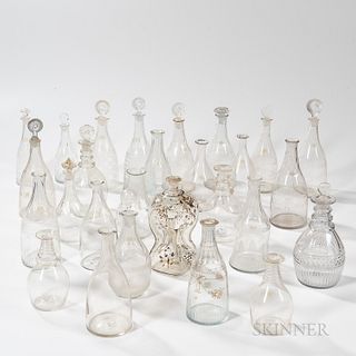 Approximately Twenty-seven Pieces of Glass Tableware