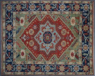 Laristan Serapi Carpet, 8' 1 x 9' 10.