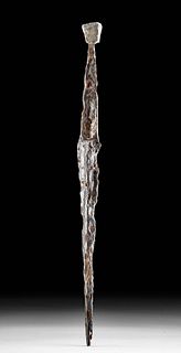 European Medieval Iron Dagger
