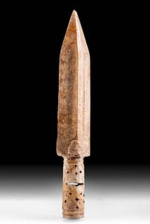 Ancient Chinese Shang Dynasty Stone Dagger