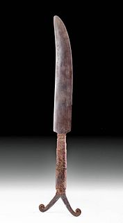 19th C. Tlingit / Athabaskan Iron Volute Knife
