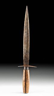 18th C. European / American Steel Hunting Dagger