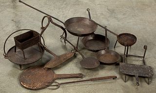 Group of iron kitchenware
