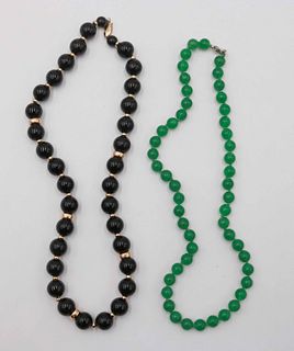 Chrysoprase 8MM Beaded Necklace 