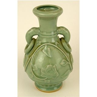 Mid 20th C Chinese Celadon Vase.