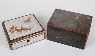 Two Asian Lacquer Boxes