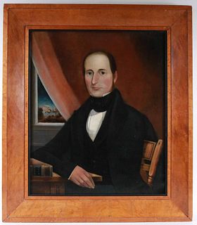 Oil on Canvas, Portrait of an Ohio Minister