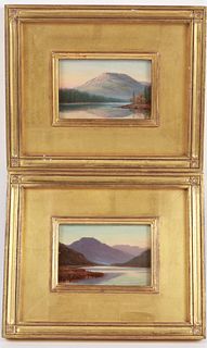 Two Oils on Board, Montana and Idaho Landscapes