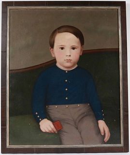 Oil on Canvas, Portrait of a Boy