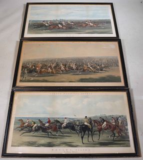Three Fores's National Sports Colored Engravings