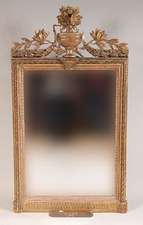 Louis XVI Giltwood Console Mirror