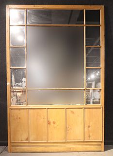 Victorian Mirrored Pine Architectural Panels