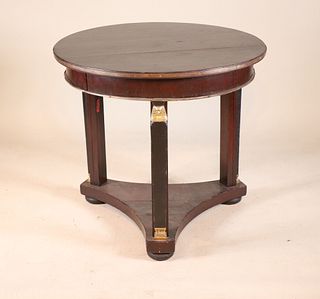 Empire Ormolu-Mounted Side Table