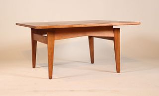 Jens Risom Design Walnut Low Table