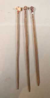 Three Carved Canes