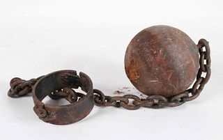 Cast Iron Ball and Chain