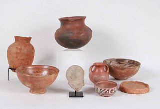 Eight Assorted Pre-Columbian Vessels