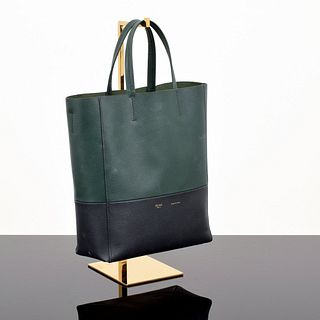Celine Bicolor "Vertical Cabas" Tote Bag