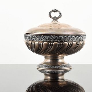 Tiffany & Co. Sterling Silver Footed Bowl & Cover