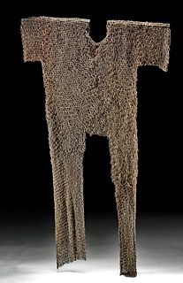 19th C. Indo-Persian Iron Chainmail Shirt