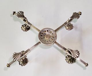 19th Century Silver Plated Trivet
