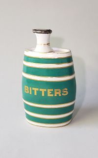 19th Century Staffordshire, "Bitters" Jar