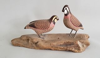 William L. Gable Hand Carved and Painted Shorebird Decoys