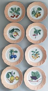 Set of 8 Mottahedeh Luncheon Plates