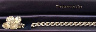 Tiffany & Co. Sterling Silver Dogwood Flower Bracelet