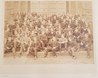 19th Century Black and White Photograph, "Class of "99" Stevens Institute of Technology"