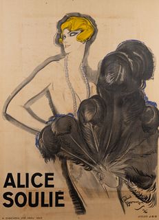 Jean Gabriel Domergue
(French, 1889-1962)
Alice Soulie c. 1926