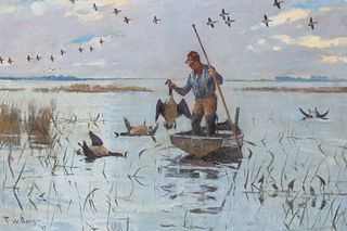 Frank W. Benson (1862-1951) Goose Hunter