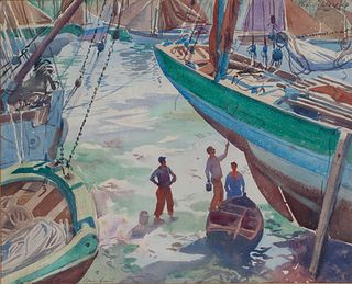 Aiden Lassell Ripley (1896-1969) Painting Hulls