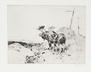 Carl Rungius (1869-1959) Scanning the Horizon