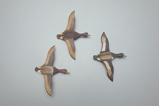 Three Miniature Diving Ducks, James Joseph Ahearn (1904-1963)