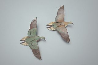 Two Miniature Passenger Pigeons, James Joseph Ahearn (1904-1963)