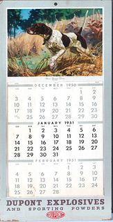 DuPont Explosives 1950/51 Calendar 