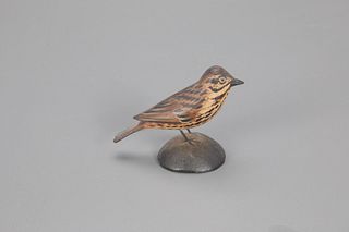 Miniature Song Sparrow, A. Elmer Crowell (1862-1952)