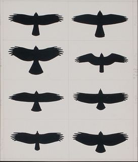 Roger Tory Peterson (1908-1996) Hawk Silhouettes