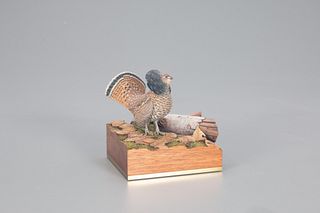 Miniature Ruffed Grouse, Pat Godin (b. 1953)