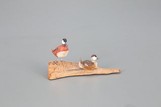 Miniature Ruddy Duck Pair, Brig. Gen. Chester deGavre (1908-1993)