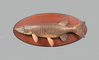 Muskie Carving from Upstate New York 