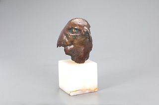 Robert Bateman (b. 1930) Red-Tailed Hawk Head