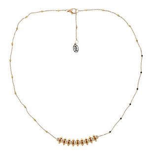 Clash De Cartier 18K Gold Diamond Necklace 